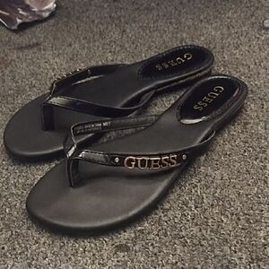 GUESS Women's Black Sandals